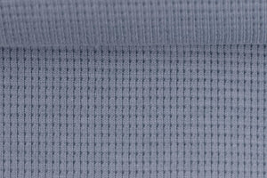 Waffeljersey Rauchblau 0,5 m