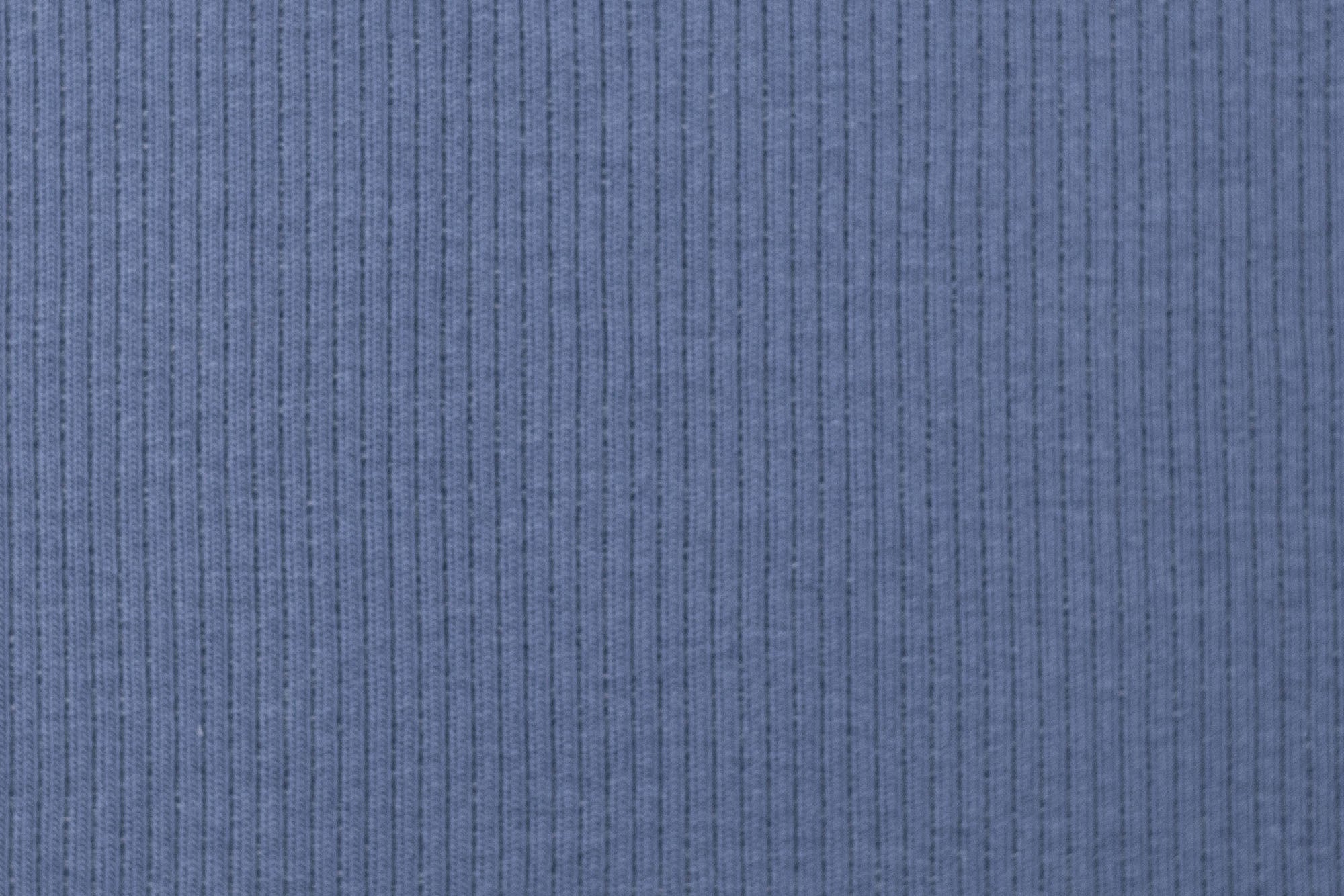Rippjersey Rauchblau 0,1 m