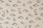 Lade das Bild in den Galerie-Viewer, Alpenfleece meliert Oatmeal &quot;Dinos&quot; 0,5 m
