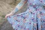 Lade das Bild in den Galerie-Viewer, BIO French Terry &quot;Eden&quot; smoke 0,5 m
