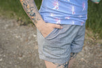 Lade das Bild in den Galerie-Viewer, Premium BIO French Terry &quot;Beautiful Burlap&quot; Schiefer 0,5 m
