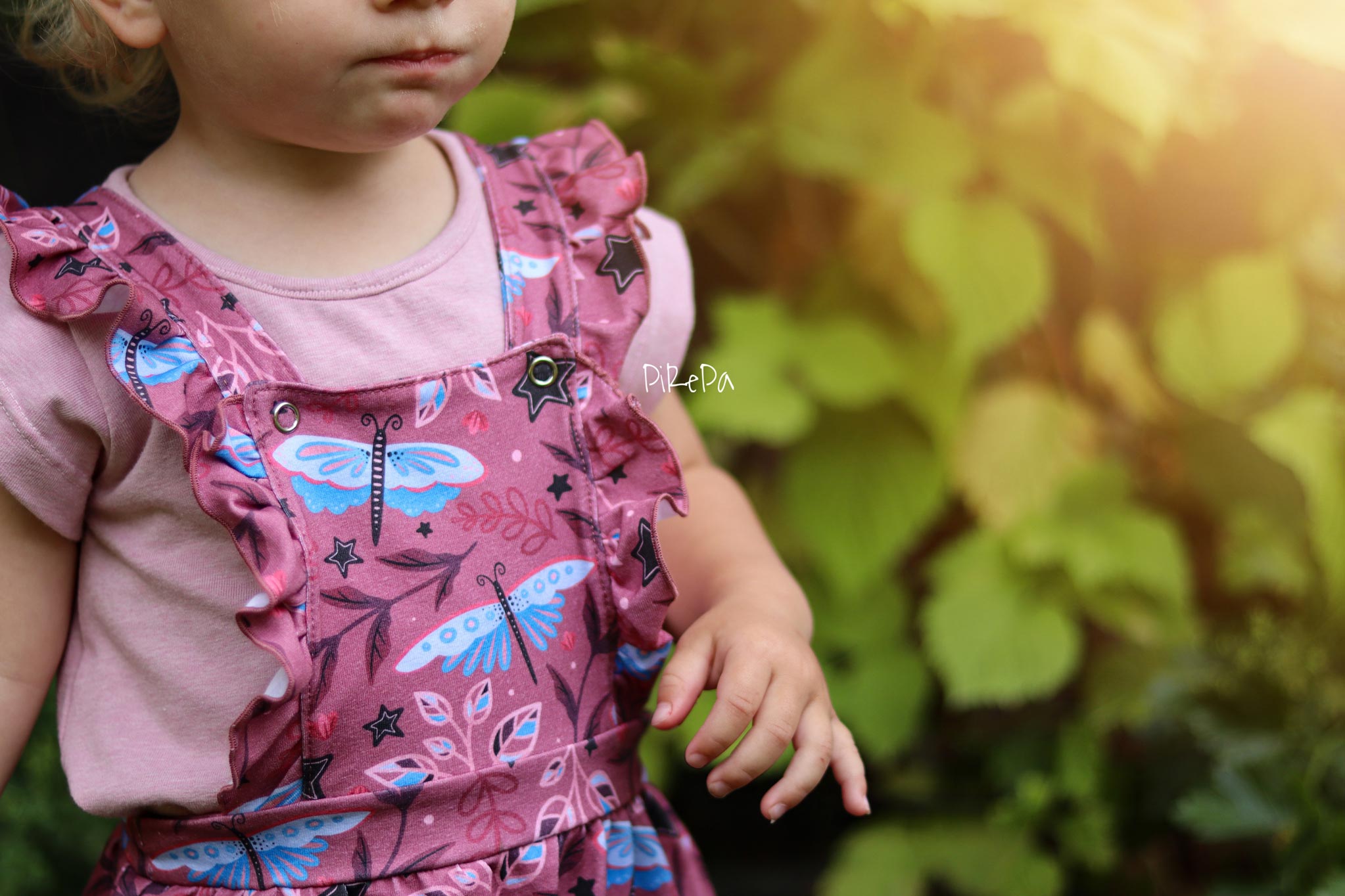 BIO Jersey "Libellenmeer" rosa 0,5 m