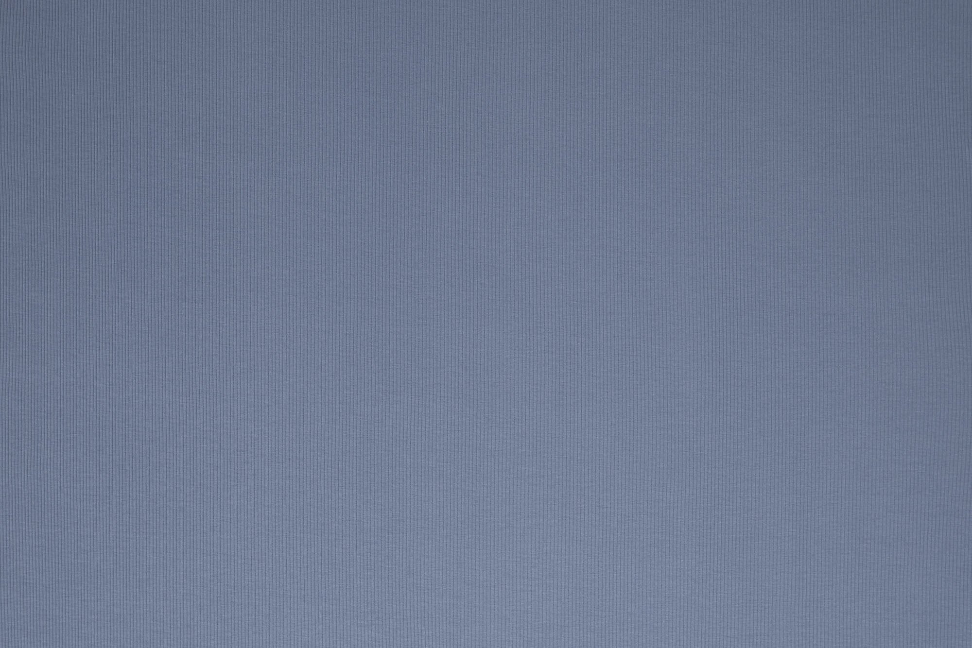 Rippjersey Rauchblau 0,5 m