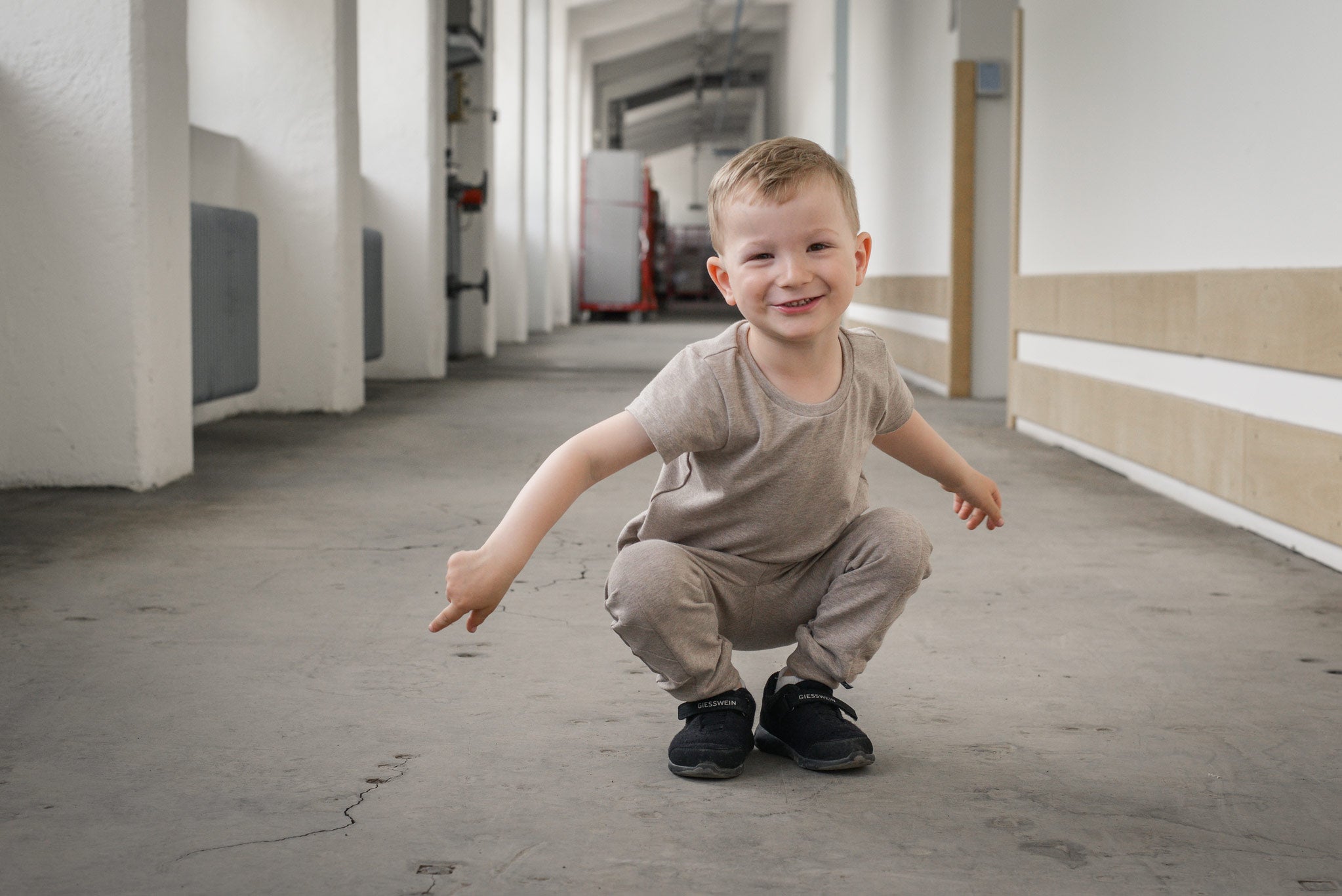 Bündchen meliert Sand 0,5 m