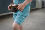 Lade das Bild in den Galerie-Viewer, French Terry Teal 0,1 m
