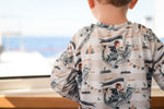 Lade das Bild in den Galerie-Viewer, Lycra "Olli" pale stripe 0,5 m
