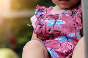 BIO Jersey "Libellenmeer" rosa 0,5 m