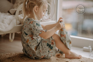 BIO Jersey "Vintage Butterfly" 0,5 m