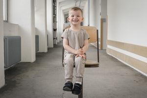 Bündchen meliert Sand 0,1 m
