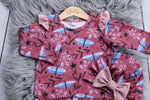 Lade das Bild in den Galerie-Viewer, BIO Jersey &quot;Libellenmeer&quot; rosa 0,5 m
