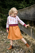 Lade das Bild in den Galerie-Viewer, BIO Jersey &quot;Himmelsgondeln&quot; rosa 0,5 m
