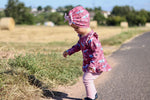 Lade das Bild in den Galerie-Viewer, BIO Jersey &quot;Libellenmeer&quot; rosa 0,5 m
