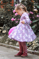 Lade das Bild in den Galerie-Viewer, BIO Jersey &quot;Lady Lavender&quot; 0,5 m
