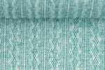 Lade das Bild in den Galerie-Viewer, Strickstoff eisblau 0,5 m
