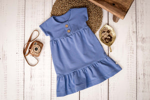 Jersey Rauchblau 0,1 m ABVERKAUF
