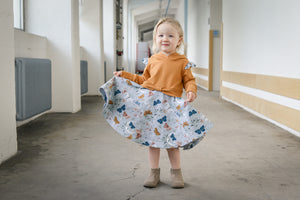 BIO Jersey "Vintage Butterfly" 0,5 m