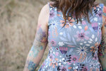 Lade das Bild in den Galerie-Viewer, BIO French Terry &quot;Eden&quot; smoke 0,5 m
