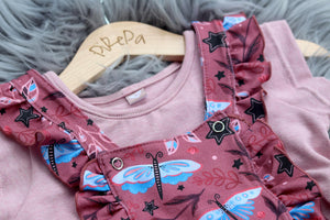 BIO Jersey "Libellenmeer" rosa 0,5 m
