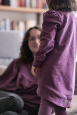 Lade das Bild in den Galerie-Viewer, Bündchen meliert Grape 0,1 m
