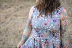 Lade das Bild in den Galerie-Viewer, BIO French Terry &quot;Eden&quot; smoke 0,5 m
