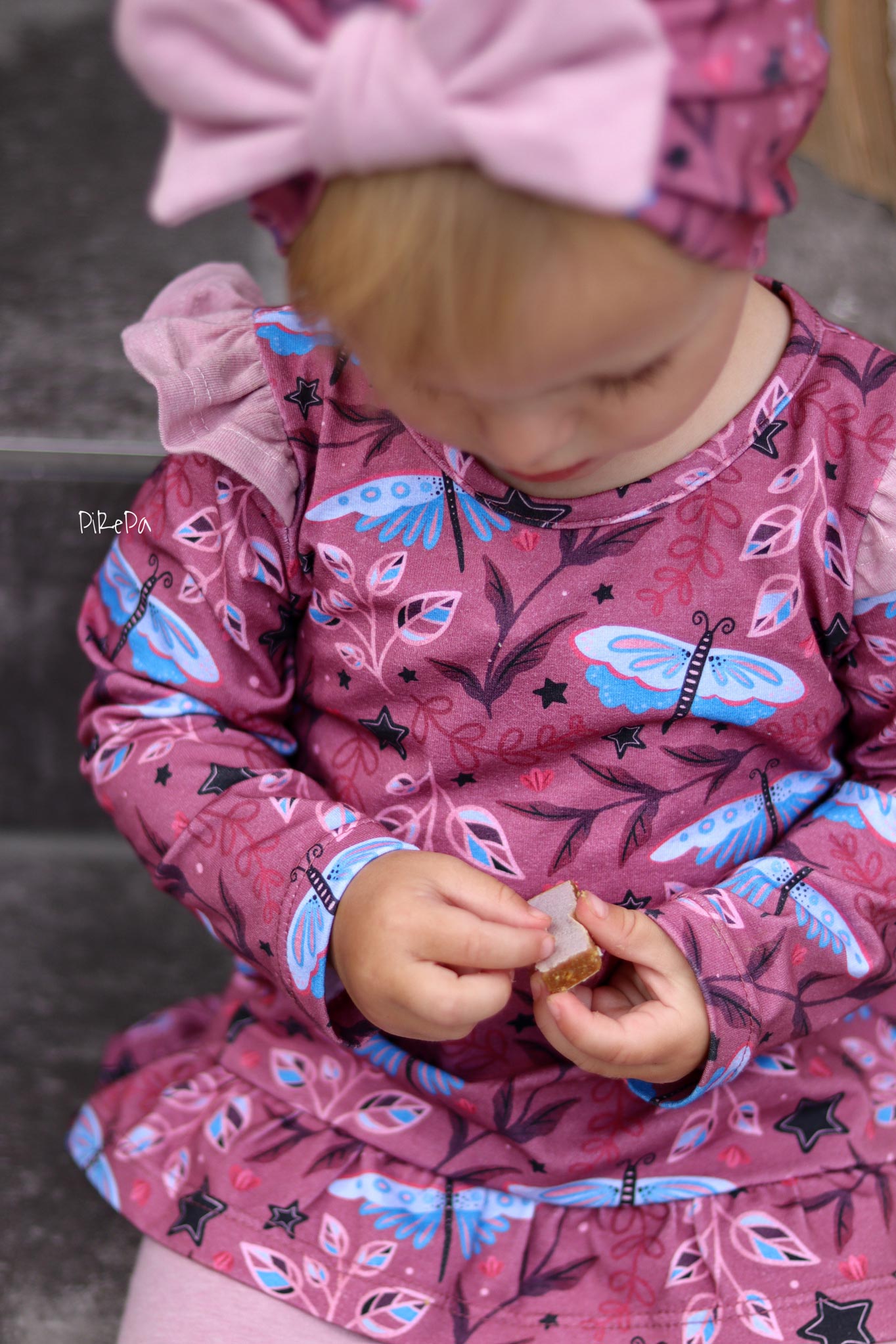 BIO Jersey "Libellenmeer" rosa 0,5 m