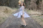 Lade das Bild in den Galerie-Viewer, BIO French Terry &quot;Eden&quot; smoke 0,5 m
