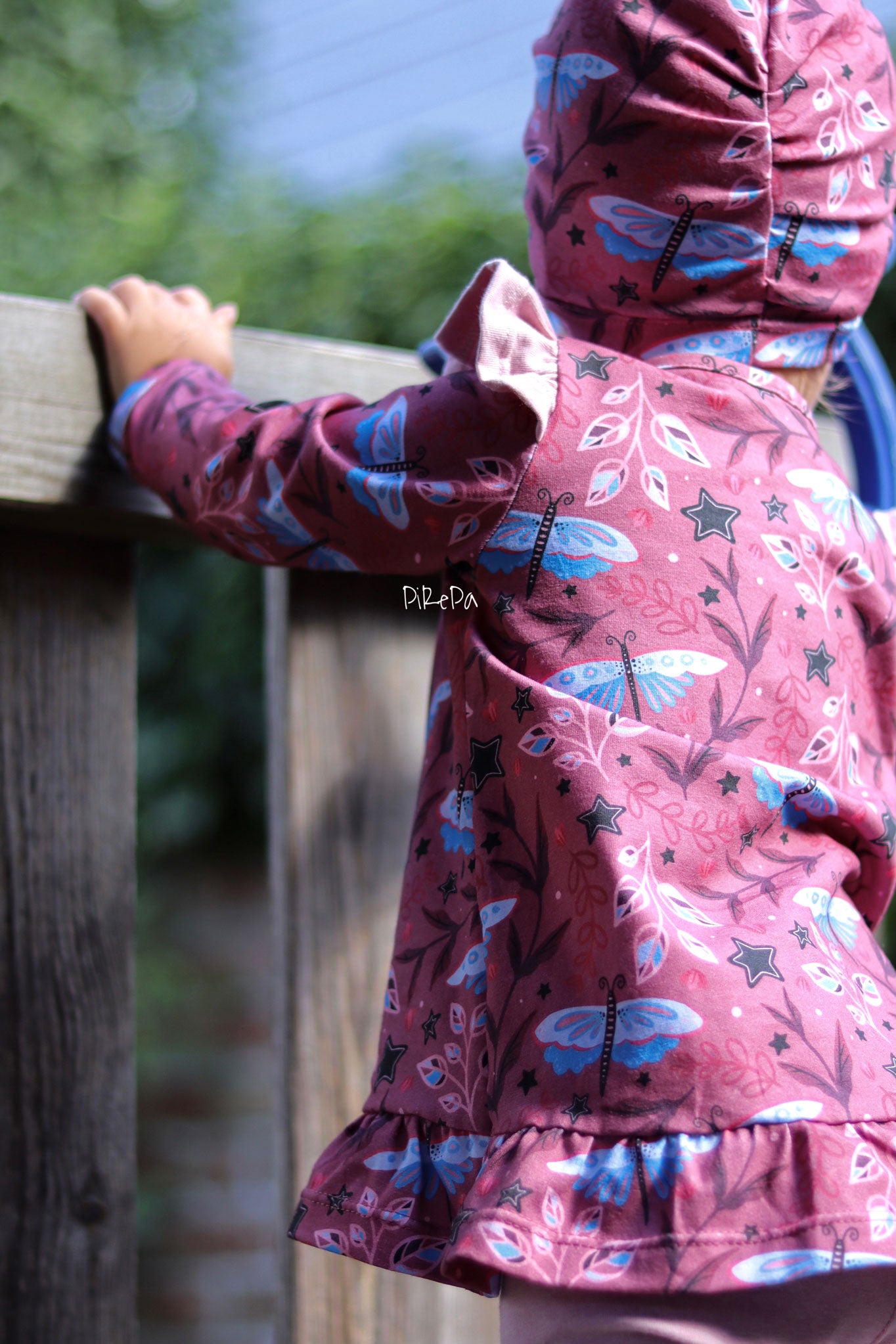 BIO Jersey "Libellenmeer" rosa 0,5 m