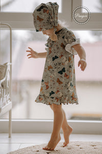 BIO Jersey "Vintage Butterfly" 0,5 m