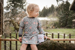 Lade das Bild in den Galerie-Viewer, Supersoft Premium French Terry &quot;Spatzenliebe&quot; olive 0,5 m
