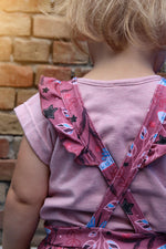 Lade das Bild in den Galerie-Viewer, BIO Jersey &quot;Libellenmeer&quot; rosa 0,5 m
