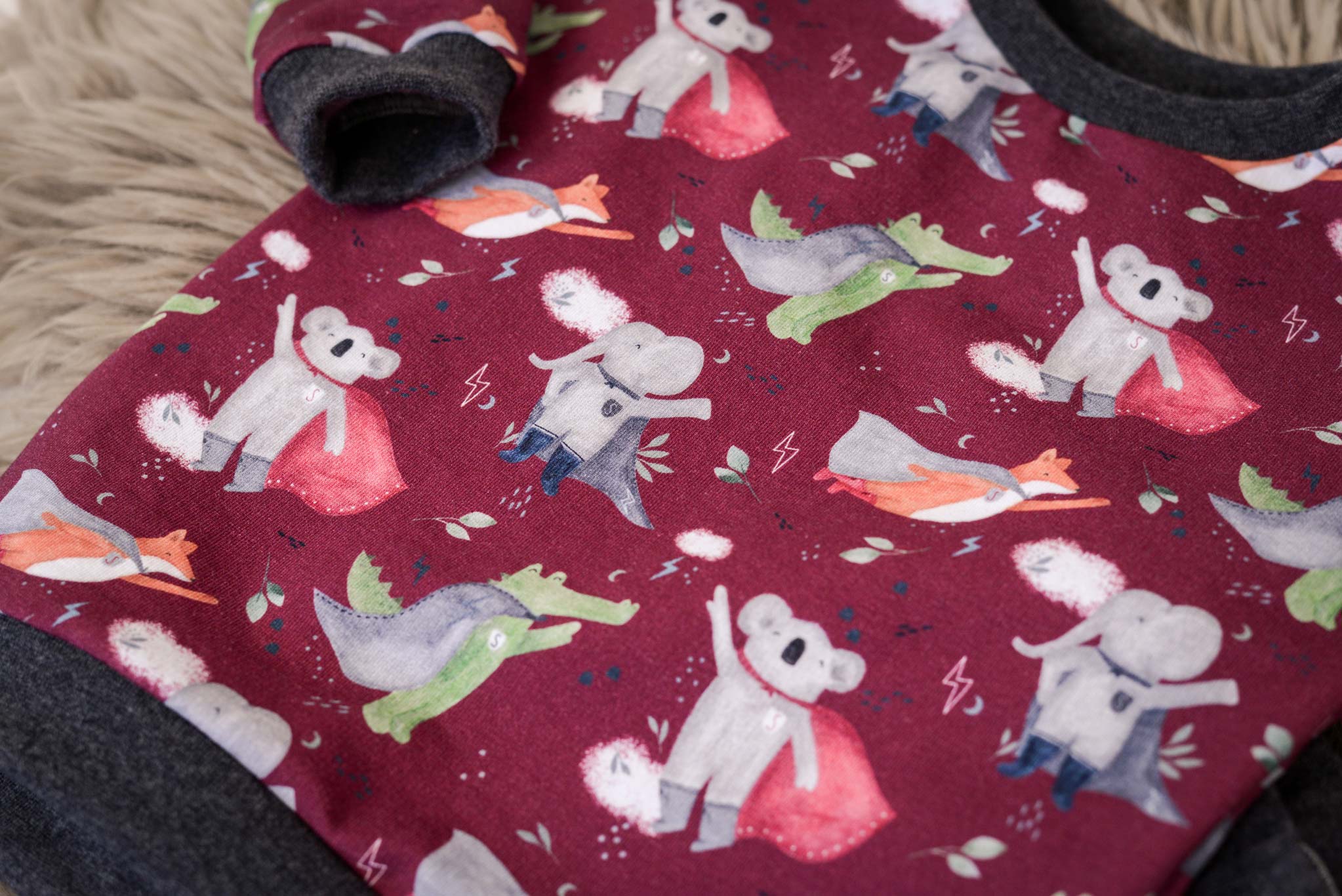 Supersoft Premium French Terry "Superhelden" 0,5 m