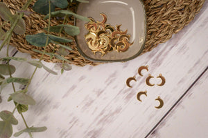 Charm Mond 1,5 cm (5 Stück)