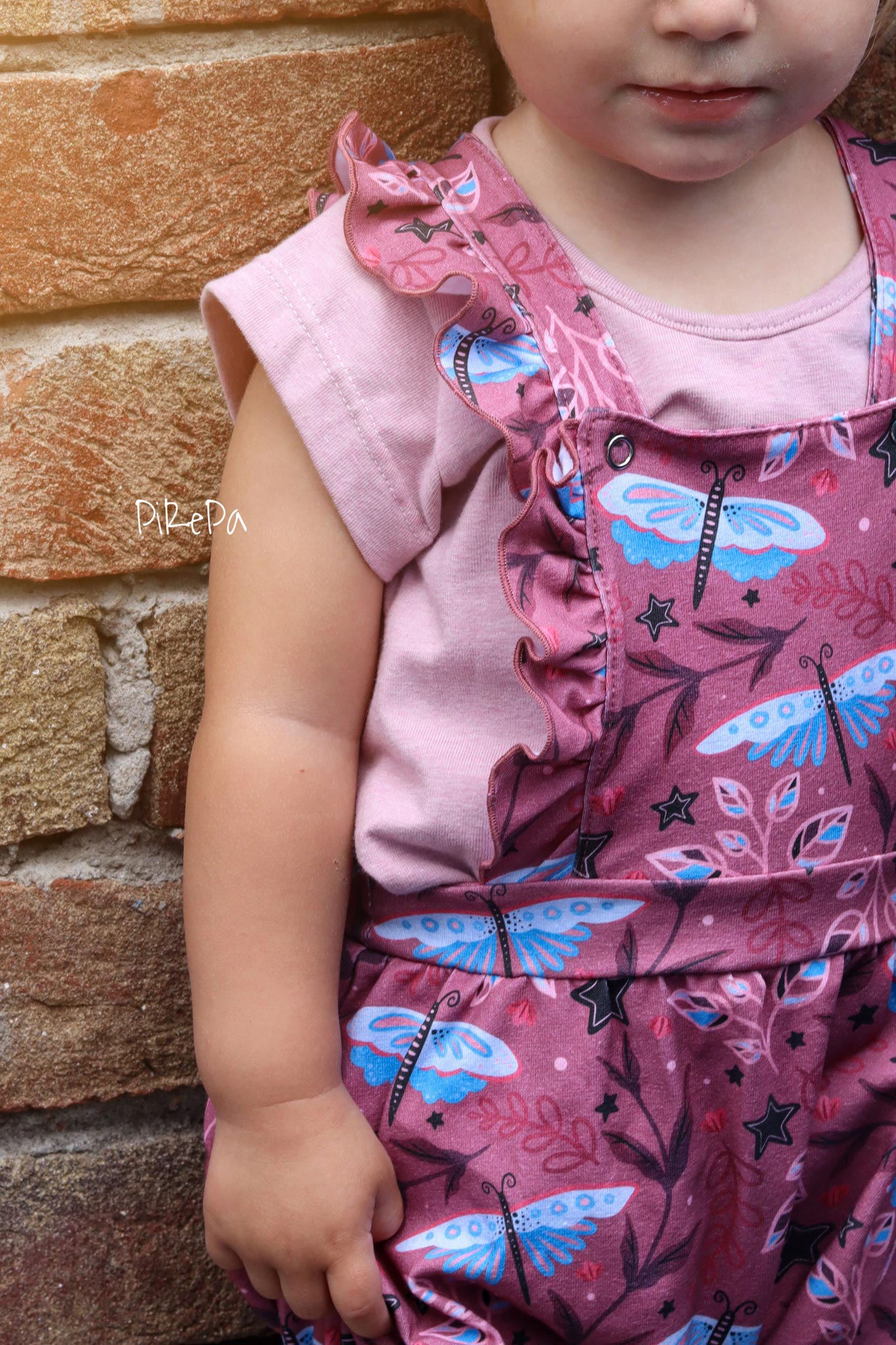 BIO Jersey "Libellenmeer" rosa 0,5 m