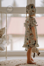 Lade das Bild in den Galerie-Viewer, BIO Jersey &quot;Vintage Butterfly&quot; 0,5 m
