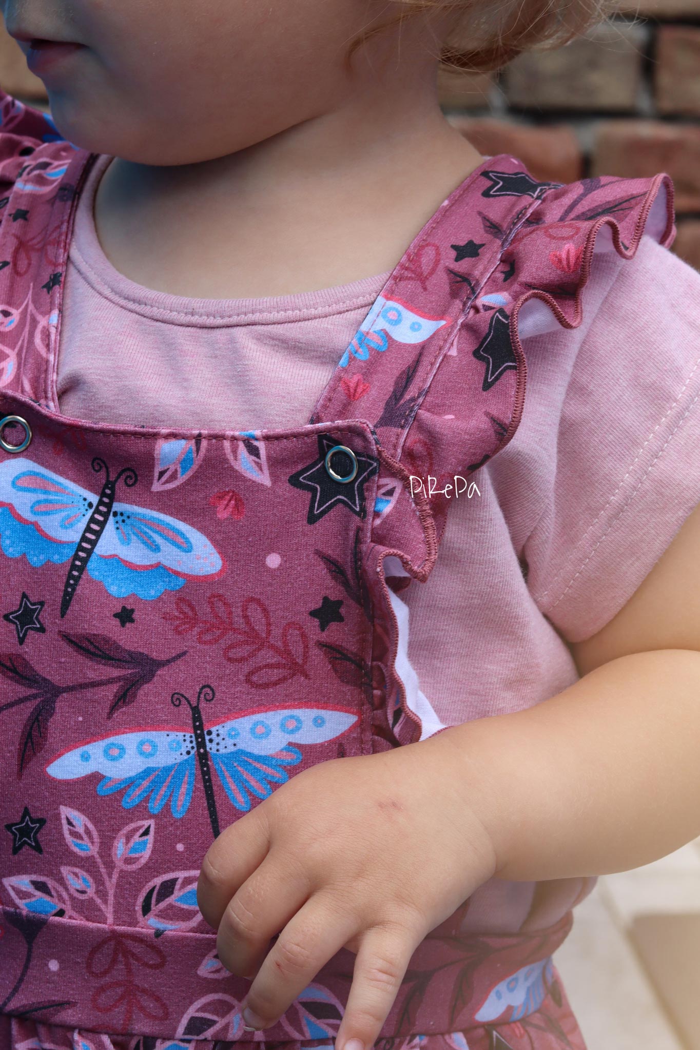 BIO Jersey "Libellenmeer" rosa 0,5 m