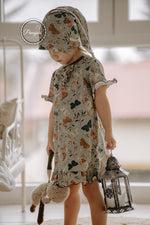 Lade das Bild in den Galerie-Viewer, BIO Jersey &quot;Vintage Butterfly&quot; 0,5 m
