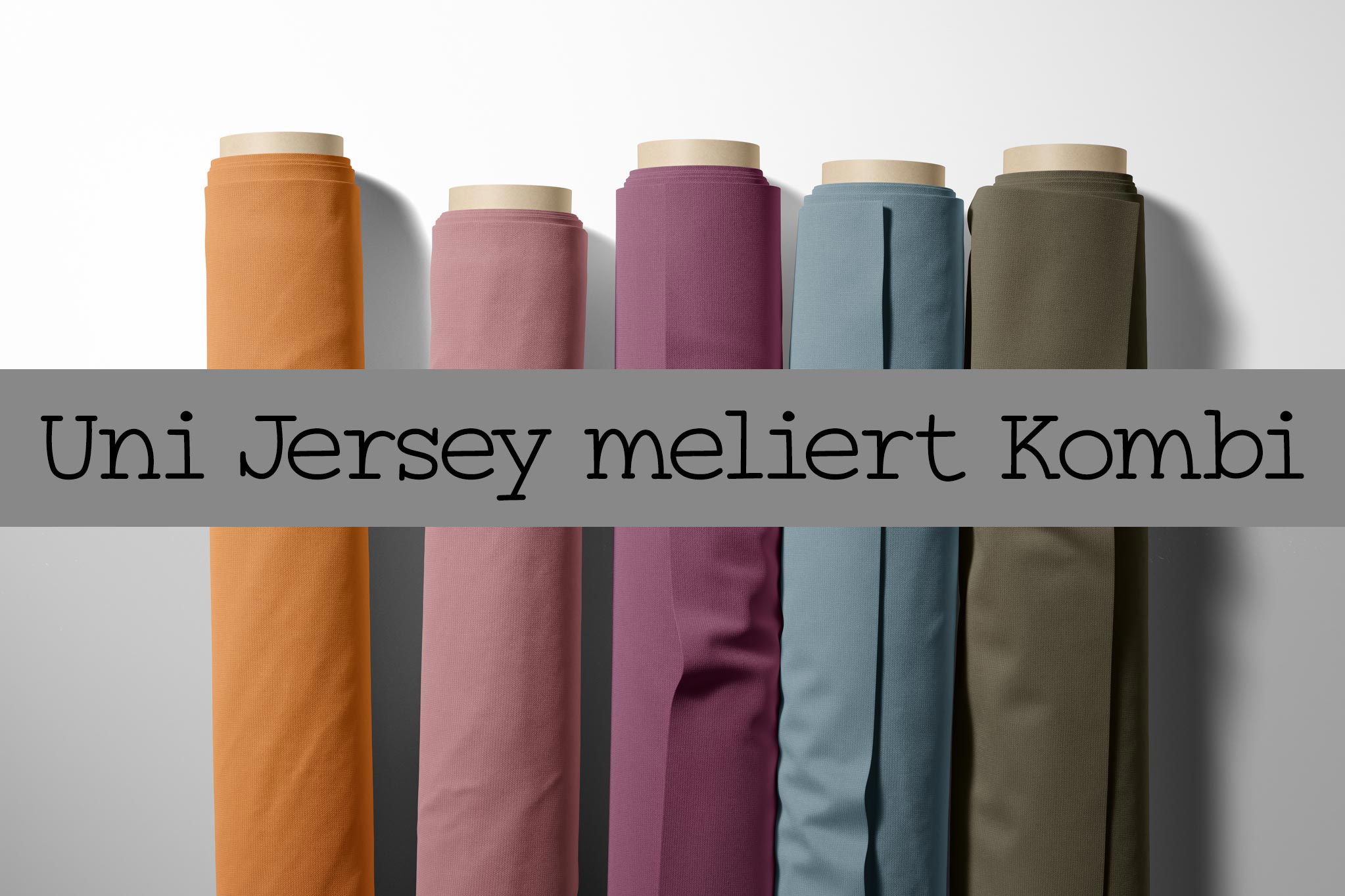 Jersey meliert KOMBI 0,5 m