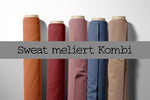 Lade das Bild in den Galerie-Viewer, Sweat meliert KOMBI 0,1 m
