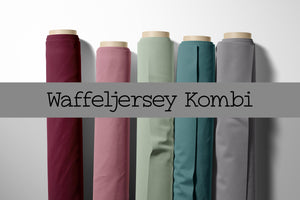 Waffeljersey KOMBI 0,5 m