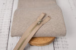 Lade das Bild in den Galerie-Viewer, Metall Reißverschluss (teilbar) 45 cm mittel beige
