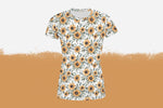 Lade das Bild in den Galerie-Viewer, Shirt Damen &quot;Sonnenblumen&quot; weiß
