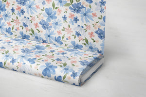 Premium BIO Jersey "Tender Flowers" spring 0,5 m