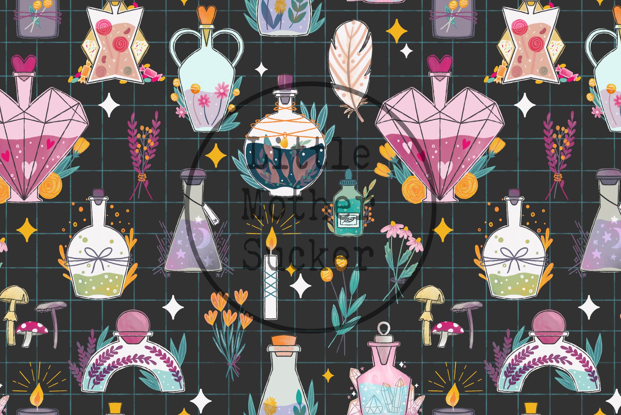 Premium BIO Jersey "Potions" chalkboard 0,45 m Rest