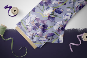 BIO French Terry "Fleur de lis" COLLECTION 0,5m