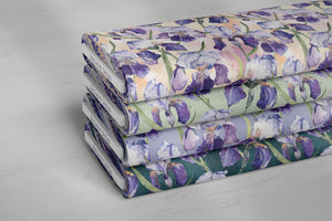 BIO French Terry "Fleur de lis" COLLECTION 0,5m