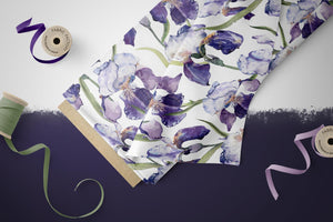 BIO French Terry "Fleur de lis" COLLECTION 0,5m