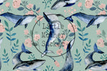 Lade das Bild in den Galerie-Viewer, Lycra "Whales" COLLECTION
