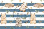 Lade das Bild in den Galerie-Viewer, BIO French Terry &quot;Hamster Buddies&quot; stripes 0,5 m
