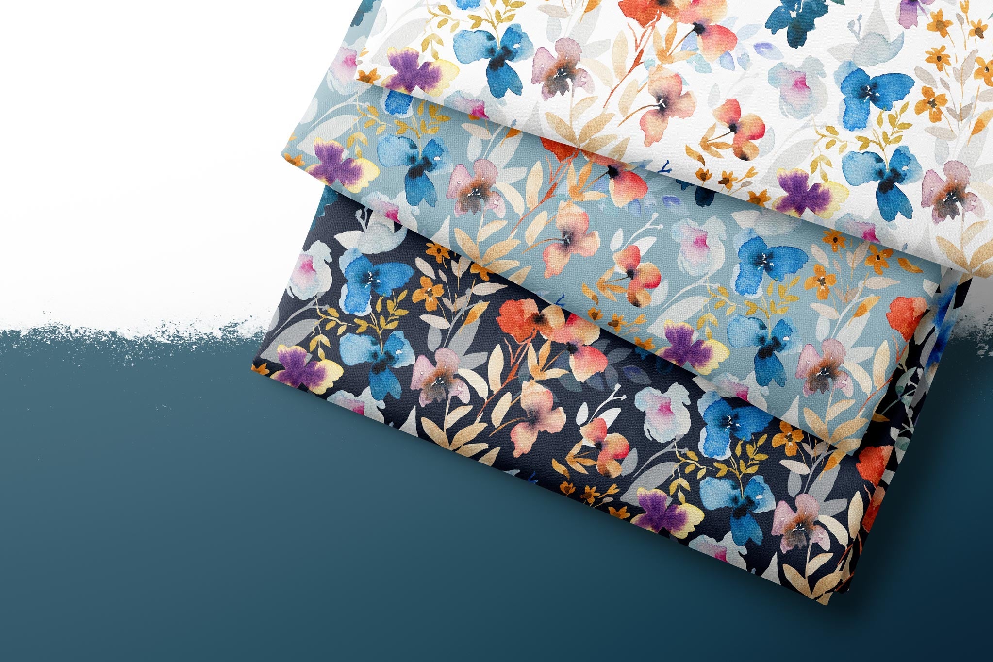 Lycra "Blue Wildflowers" COLLECTION
