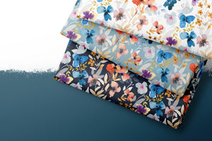 Lycra "Blue Wildflowers" COLLECTION